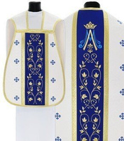 Marian roman chasuble R537-BN25