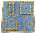 Casulla romana "Corazón de Jesús, María, José" R822-AN9