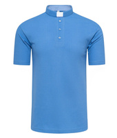 Polo blu a maniche corte PK-N