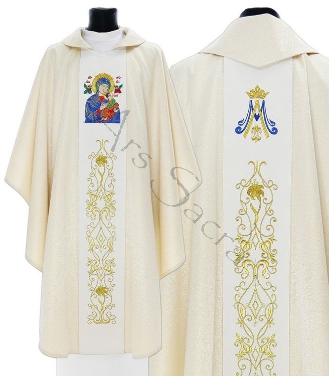 Maryjny ornat "Matka Boża Nieustającej Pomocy" 408-GK54