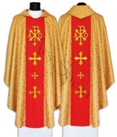 Gothic Chasuble "Alfa & Omega" 661-GC16