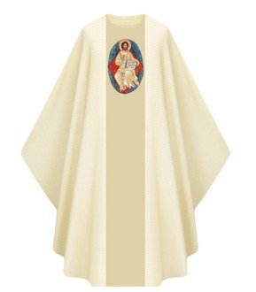 Ornat gotycki "Jezus Zmartwychwstały" G446-AK