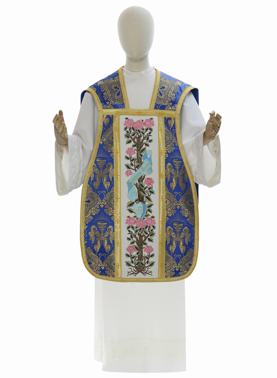 Chasuble romaine mariale "Ave Maria" R473-60