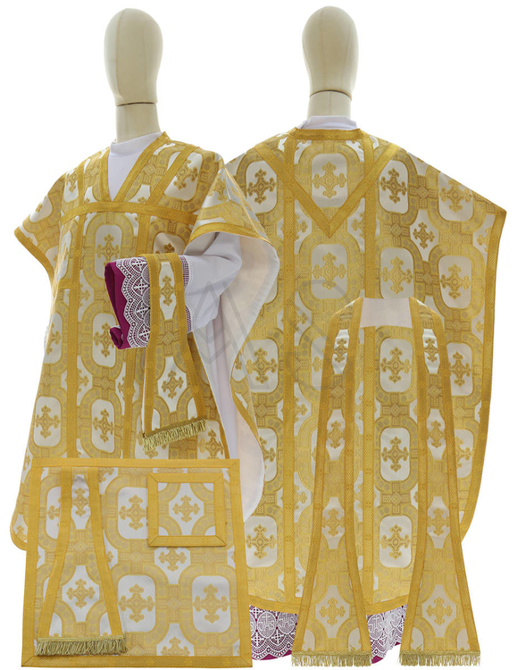 Chasuble en soie "Saint Philippe Neri" F068-K29