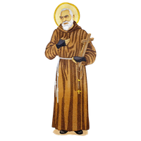 Applique brodée "Saint-Père pio"