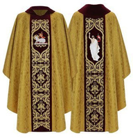 Chasuble gothique "Jésus est ressuscité" 815-AGC16