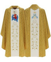 Chasuble gothique "Coeur de Marie" 734-G16