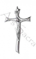 Cruz de plata chapado KSv