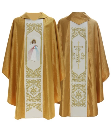 Chasuble gothique "Jésus Miséricordieux" 711-G