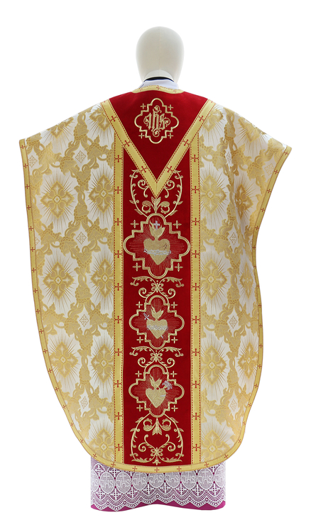 Kasel "St. Philip Neri" "Herz von Jesus, Maria, Josef" F822-AKC9