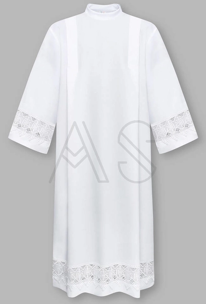 Alb with lace A16-B