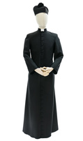 Black tourist cassock CASS-S-CZ