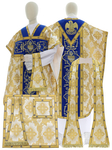 Chasuble "Saint Philippe Neri" "Coeur de Jésus, Marie, Joseph" F822-AKN9-PEL