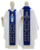 Chasuble mariale "Notre-Dame des Grâces" 721-ABN25