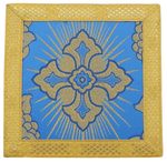 Casulla romana mariana "Ave Maria" R473-N9