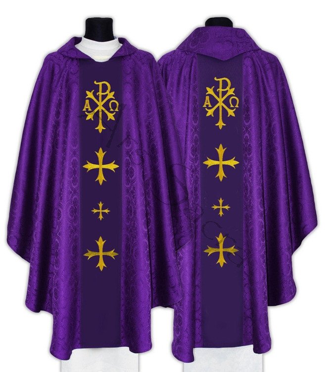 Chasuble gothique "Alfa & Omega" 661-GC16