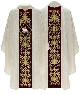 Casulla gótica "Cordero de Dios" 814-AKC61