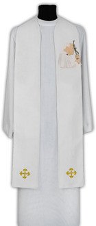 Gotische Stola "Papst Johannes Paul II" SH28-B