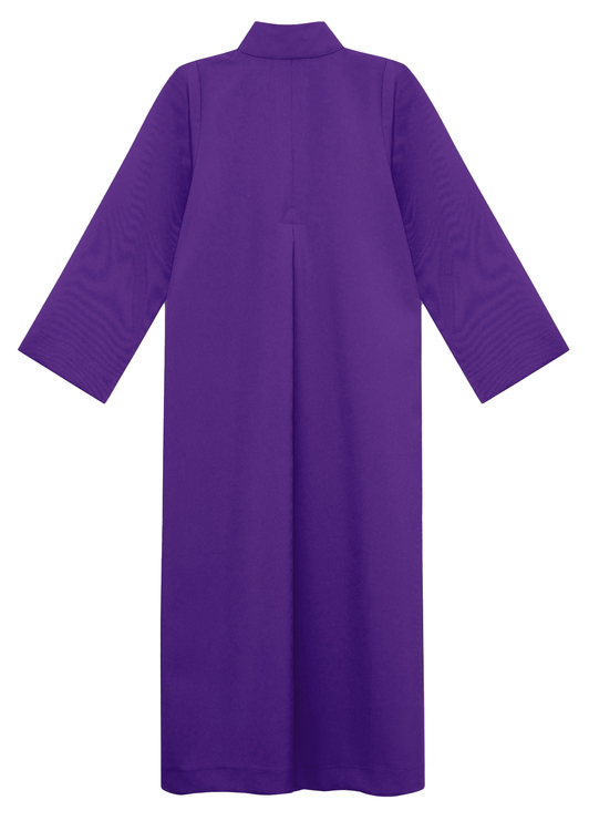 Purple minister's cassock