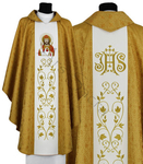 Ornat gotycki "Jesus Chrystus Król" 543-G16