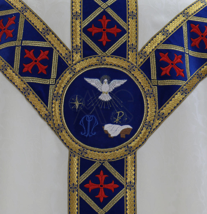 Semi gothic Chasuble "Christmas" GY476-AKN26