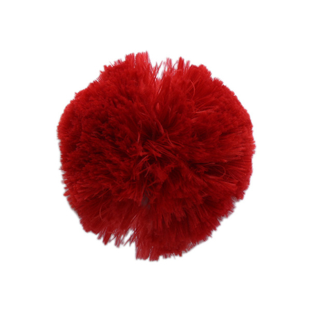 Pompón de color rojo POM-C