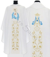 Chasuble gothique "Coeur de Marie" 733-B