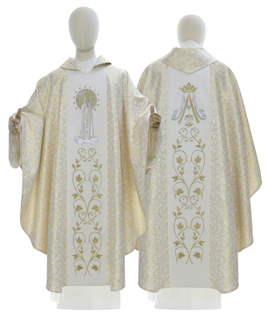 Gothic Chasuble "Our Lady of Fatima" 412-K41