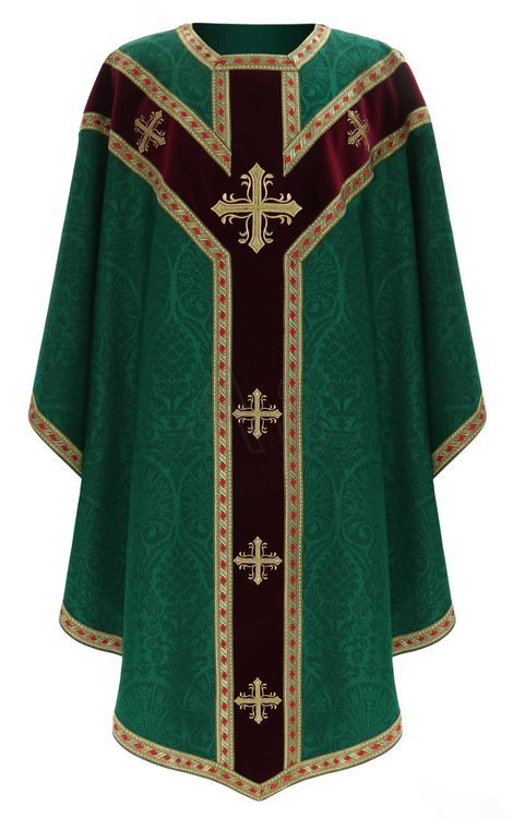 Semi Gothic Chasuble GY848-AZC12