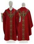 Chasuble semi-gothique "Alfa & Omega" Y211-C25