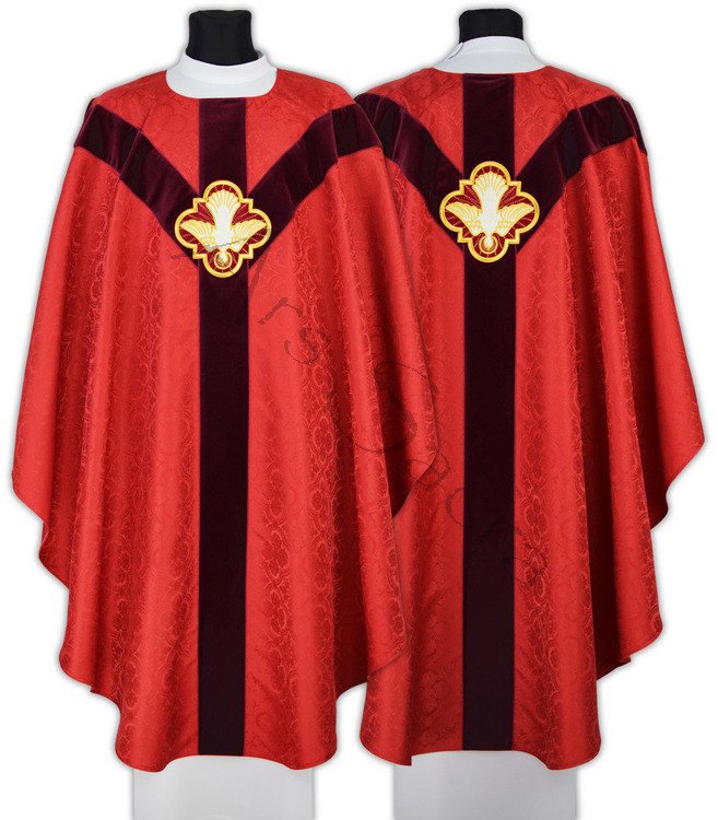 Chasuble semi-gothique "Saint Esprit" GY207-AC25
