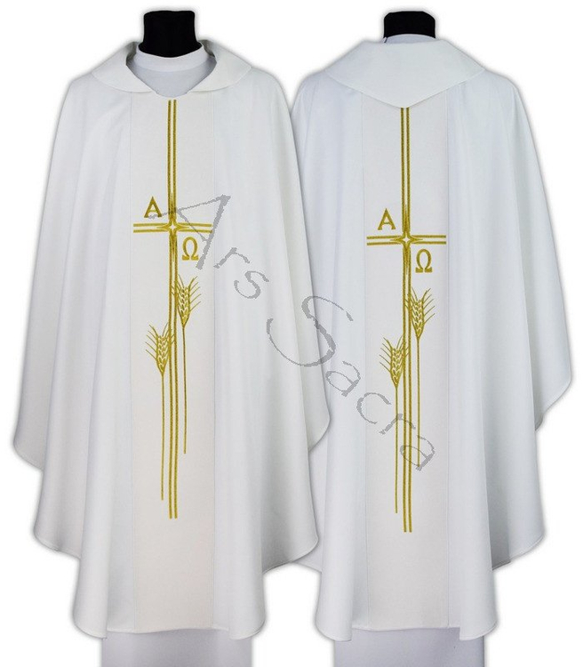 Chasuble gothique "Alfa & Omega" 678-C