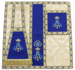 Chasuble en soie "Saint Philippe Neri" F766-KN50