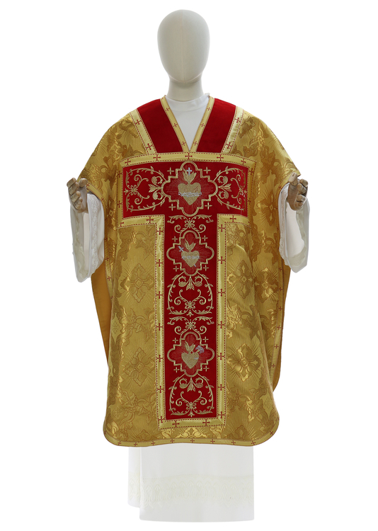 Kasel "St. Philip Neri" "Herz von Jesus, Maria, Josef" F822-AGC9