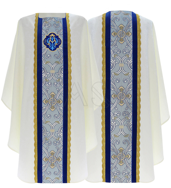 Maryjny ornat gotycki G075-AKN26