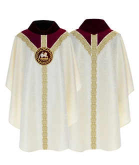 Chasuble semi-gothique "Agneau" Y816-AKC25g