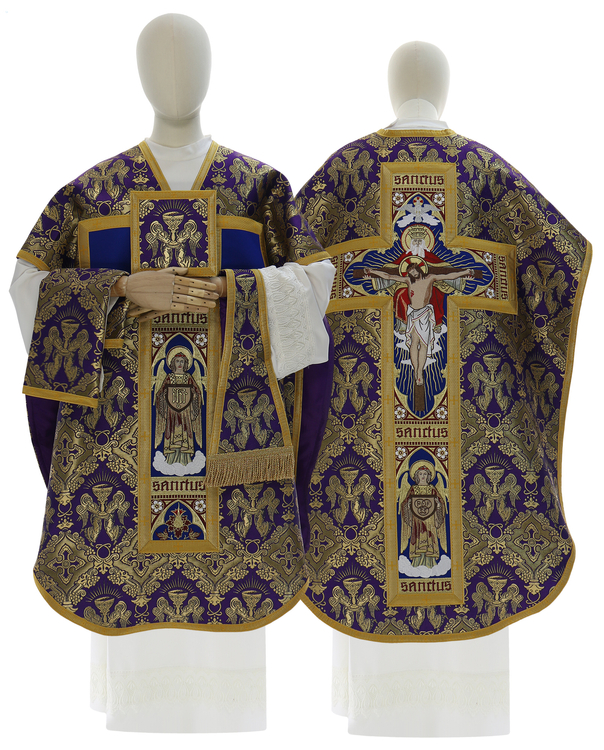 Ornat jedwabny "Święta Trójca" F778-60