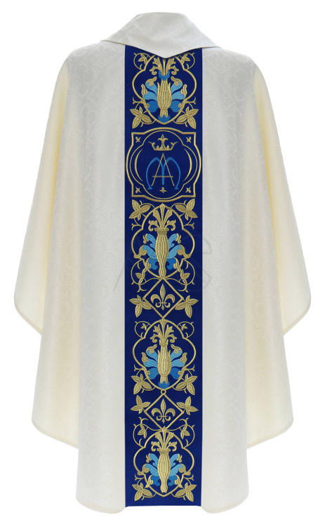 Chasuble gothique mariale  872-AKN25	