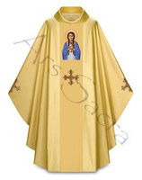 Chasuble gothique "Sainte Kateri Tekakwitha" 429-G63g