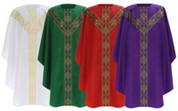 Set of semi gothic chasubles - ALL COLORS