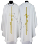 Gothic Chasuble "Alfa & Omega" 678-C