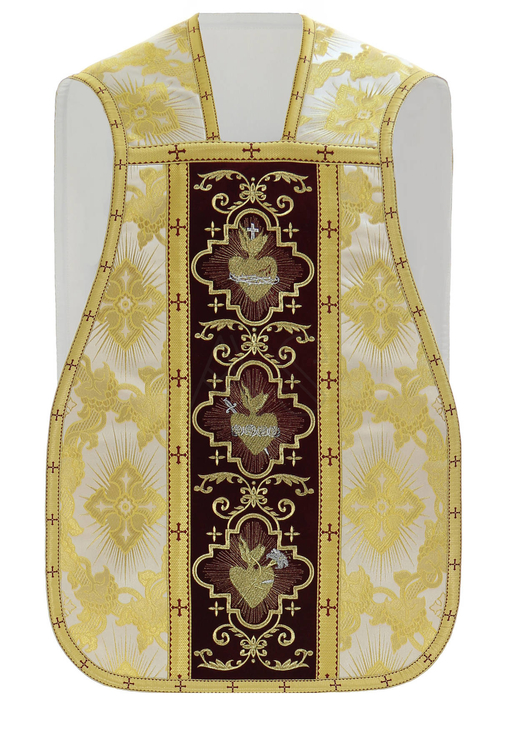 Römische Kasel "Herz von Jesus, Maria, Josef" R822-AKCC9