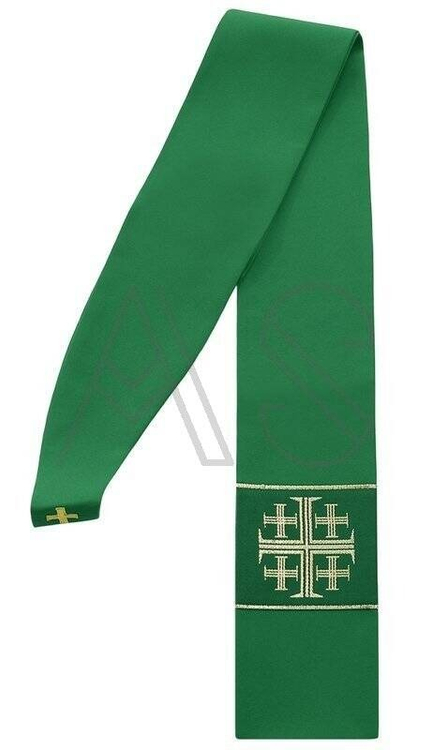 Stola gotica reversibile "Croci di Gerusalemme" SZ1