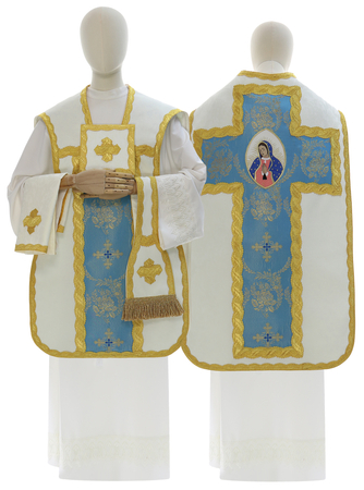 Chasuble romaine mariale R498-KN26