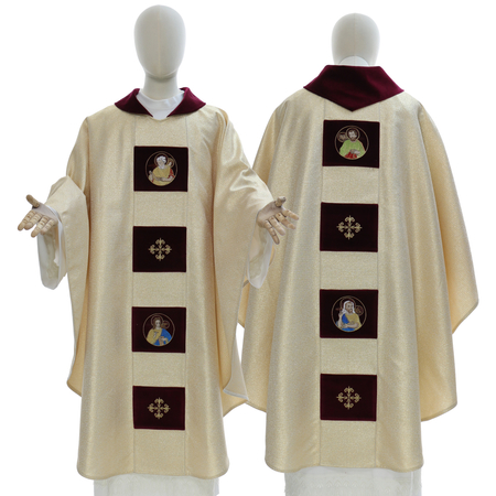 Gotische Kasel "Heilige Apostel"
